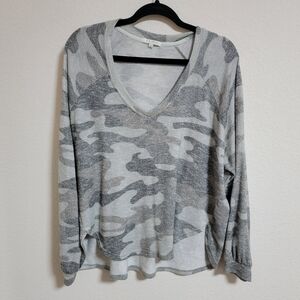 Z Supply Plira Camo Slub Sweater